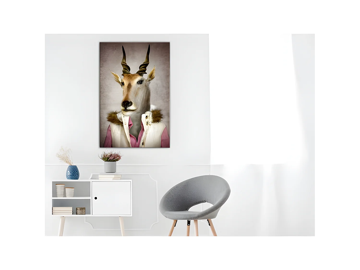 Tableau Antelope Jessica (1 Part) Vertical 60x90 cm