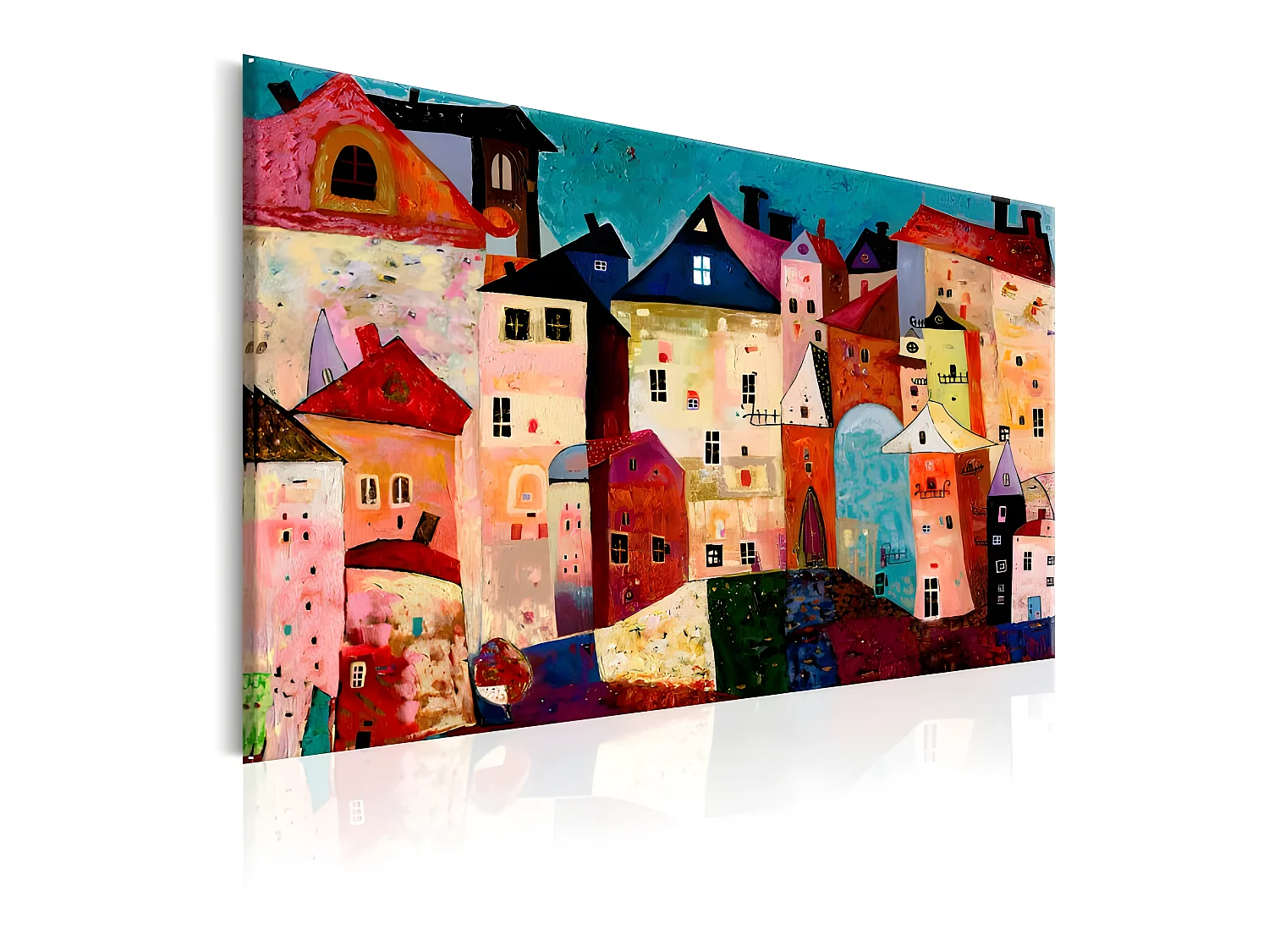 Tableau Artistic City 120x80 cm