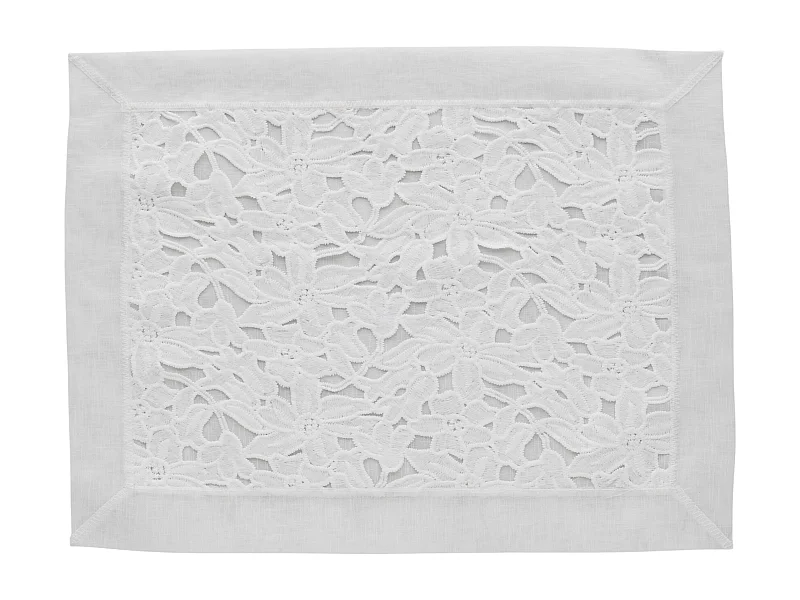 Unterlage Dolores mittel ecru 35x45