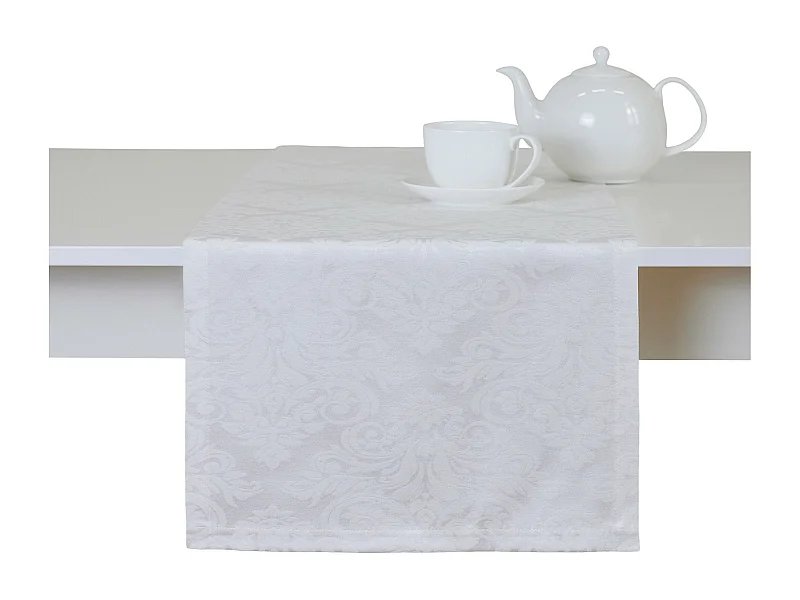 Tischläufer Cotini mittelweiß 40 x 180 cm