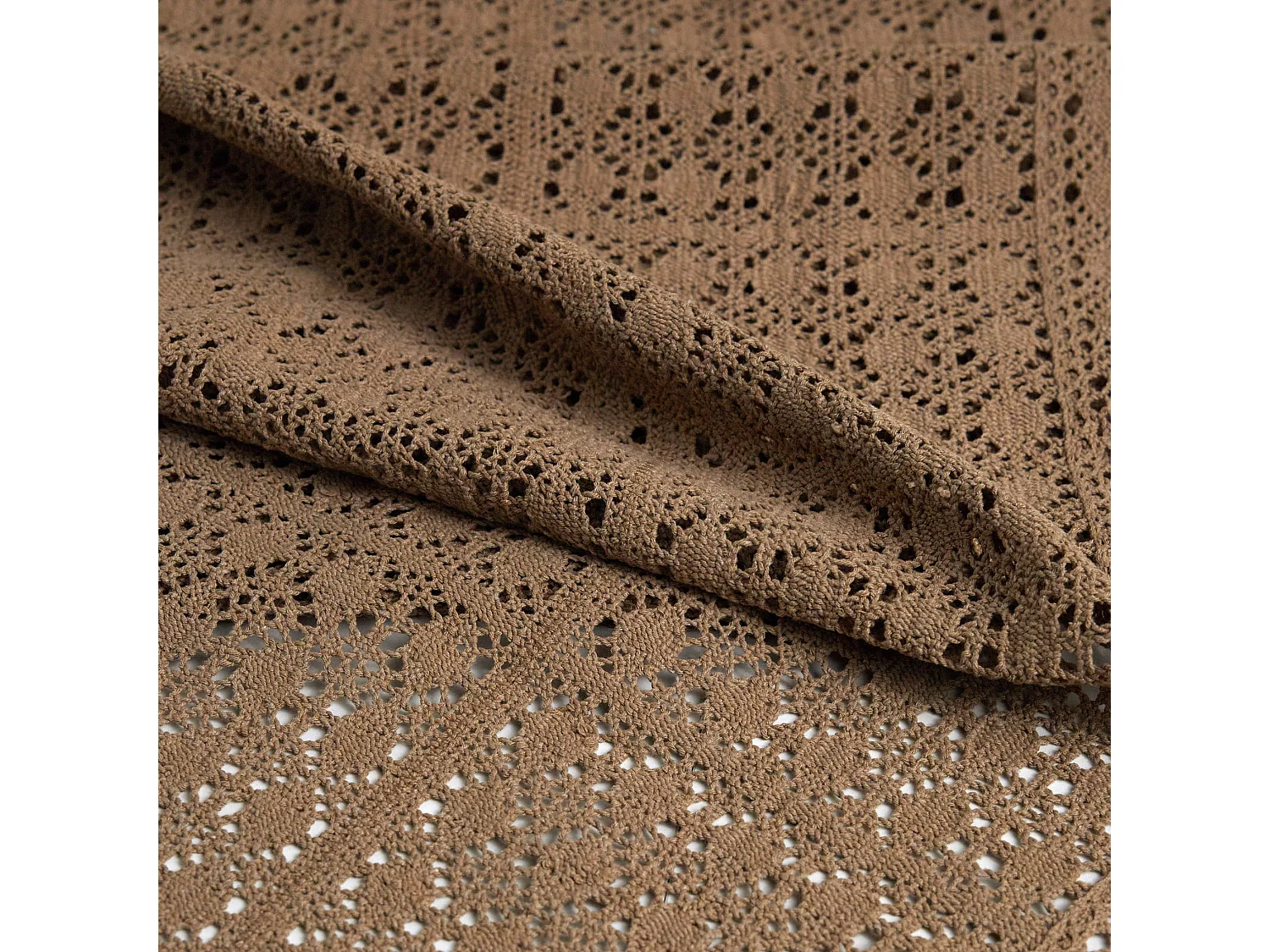 Tischläufer Folkelips Mittelbraun 40x180