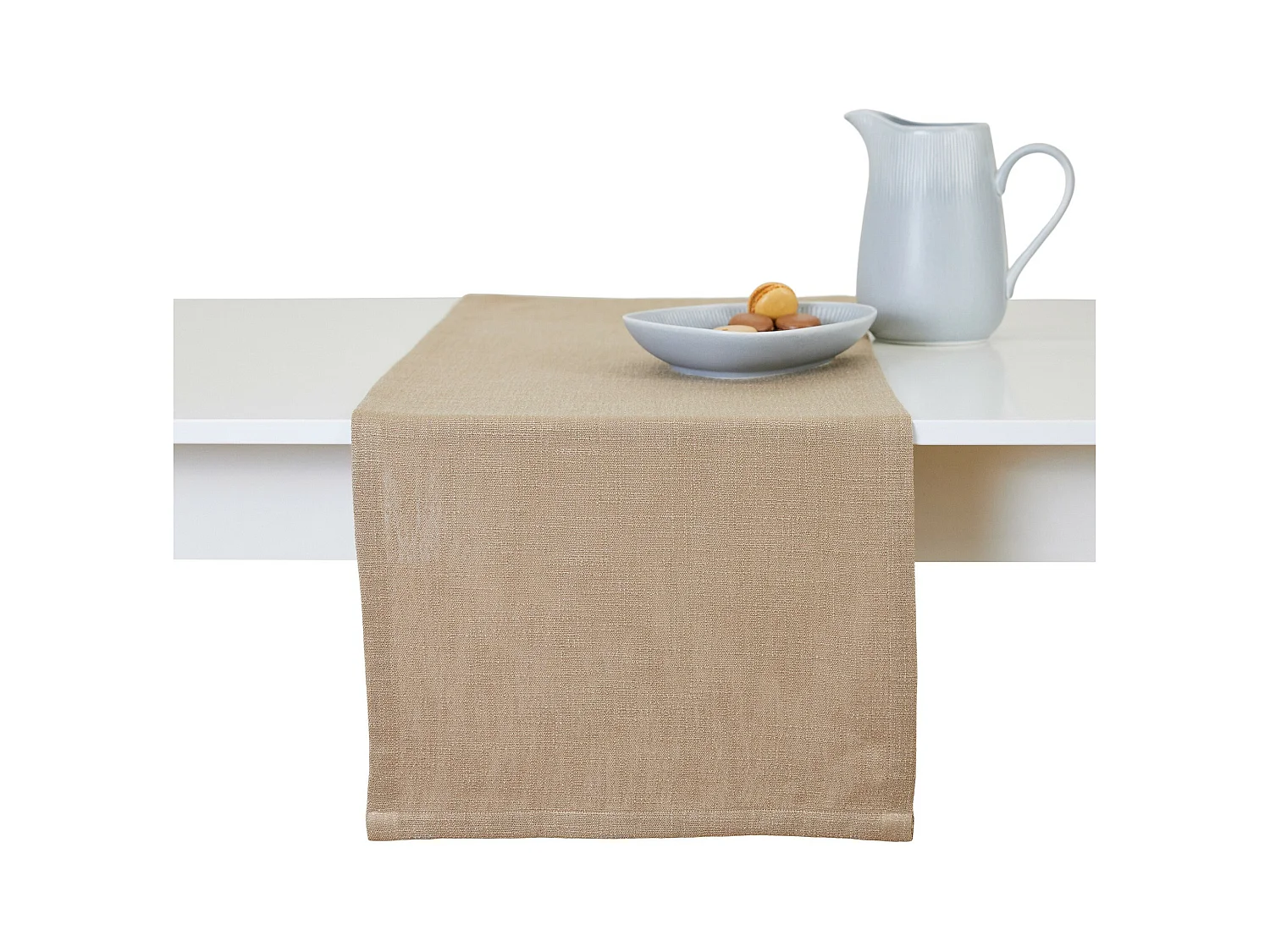 Tischläufer Clifden mittleres Beige 40x180 cm