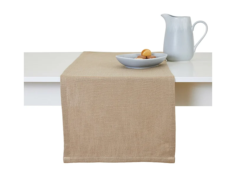Tischläufer Clifden mittleres Beige 40x180 cm