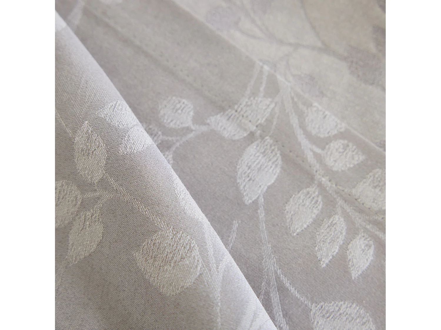 Jaquard-Tischläufer Cador hellgrau 40 x 180