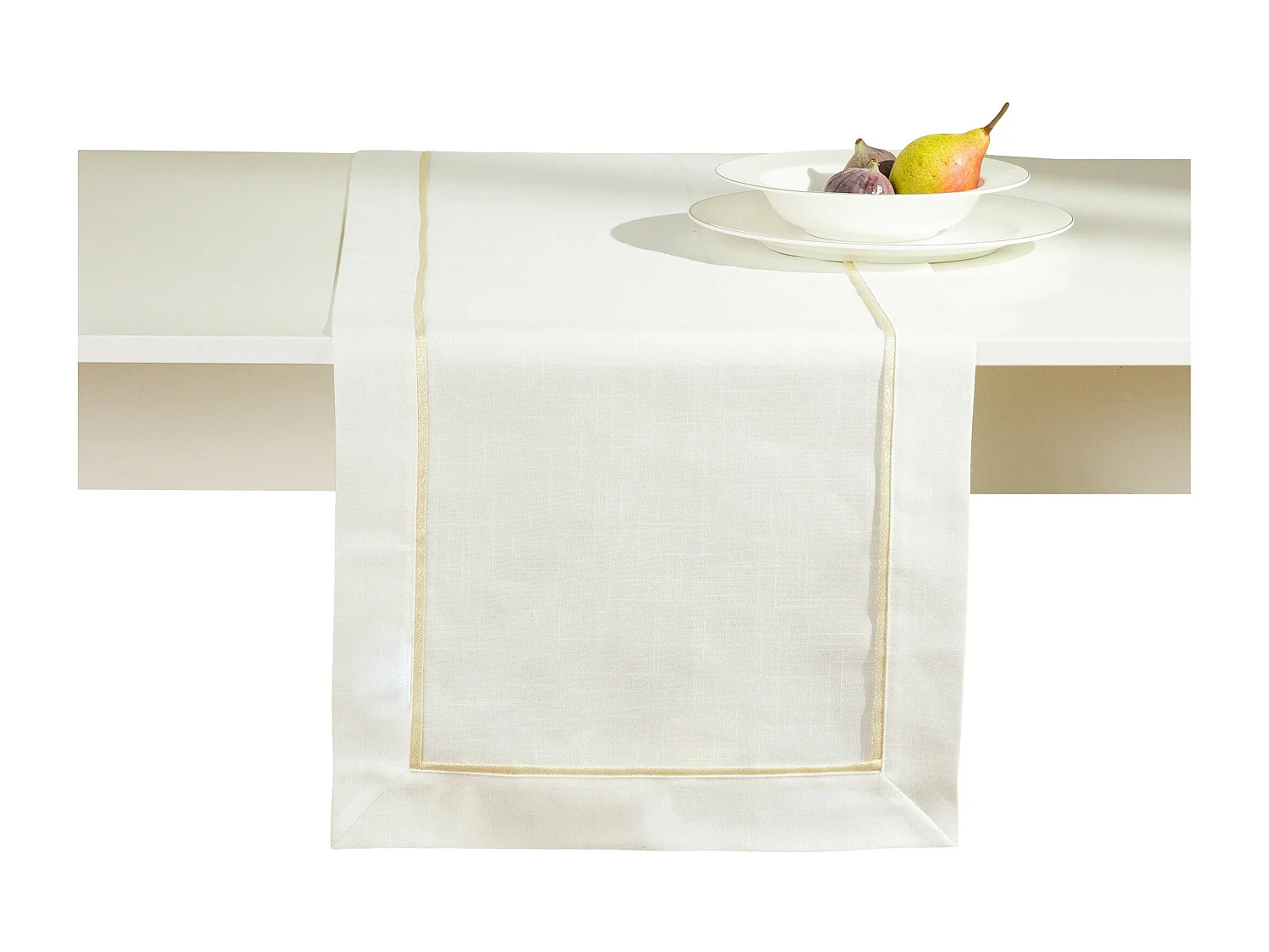 Tischläufer Tideno mittleres Gold 40x180