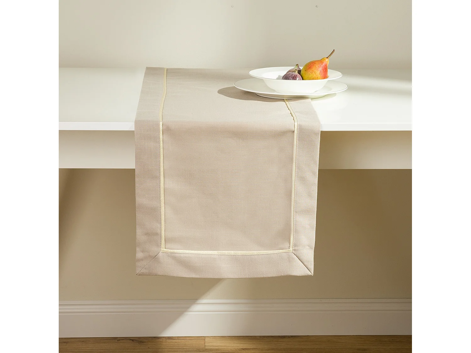 Tischläufer Tideno mittleres Beige 40 x 180