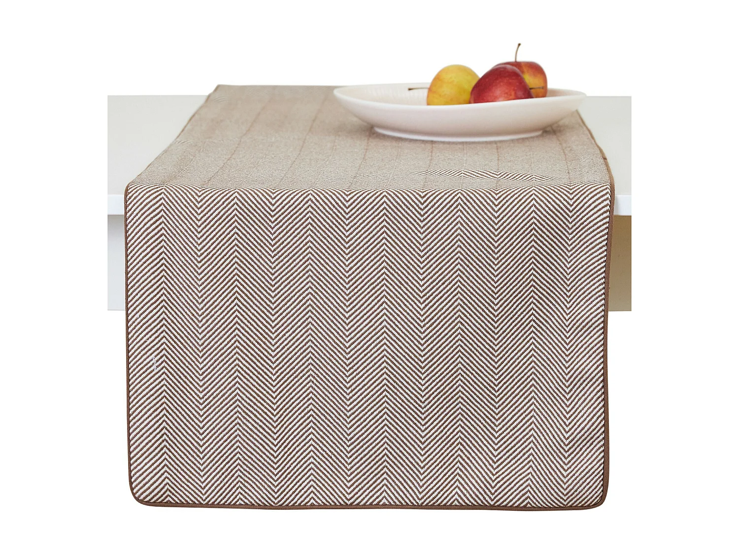 Tischläufer Catron mittelbraun 40x180