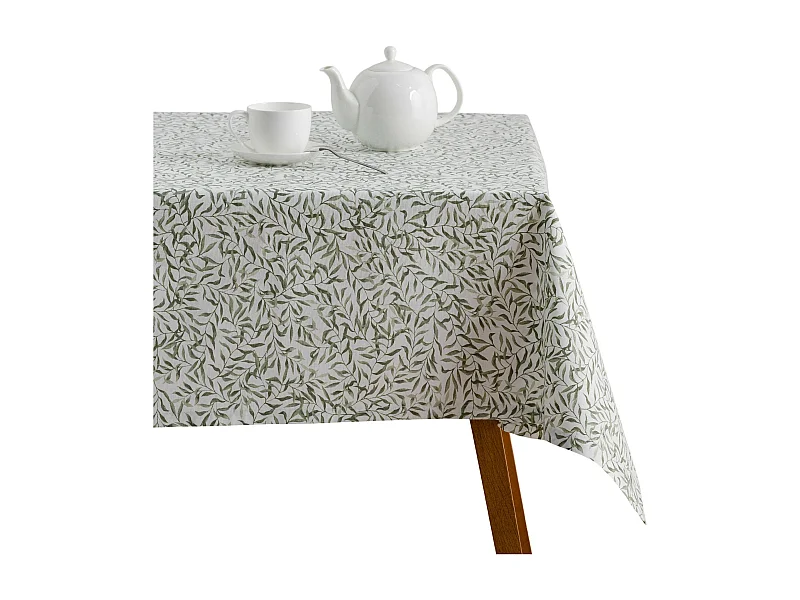 Tischtuch Fogli mittel ecru 150 x 220
