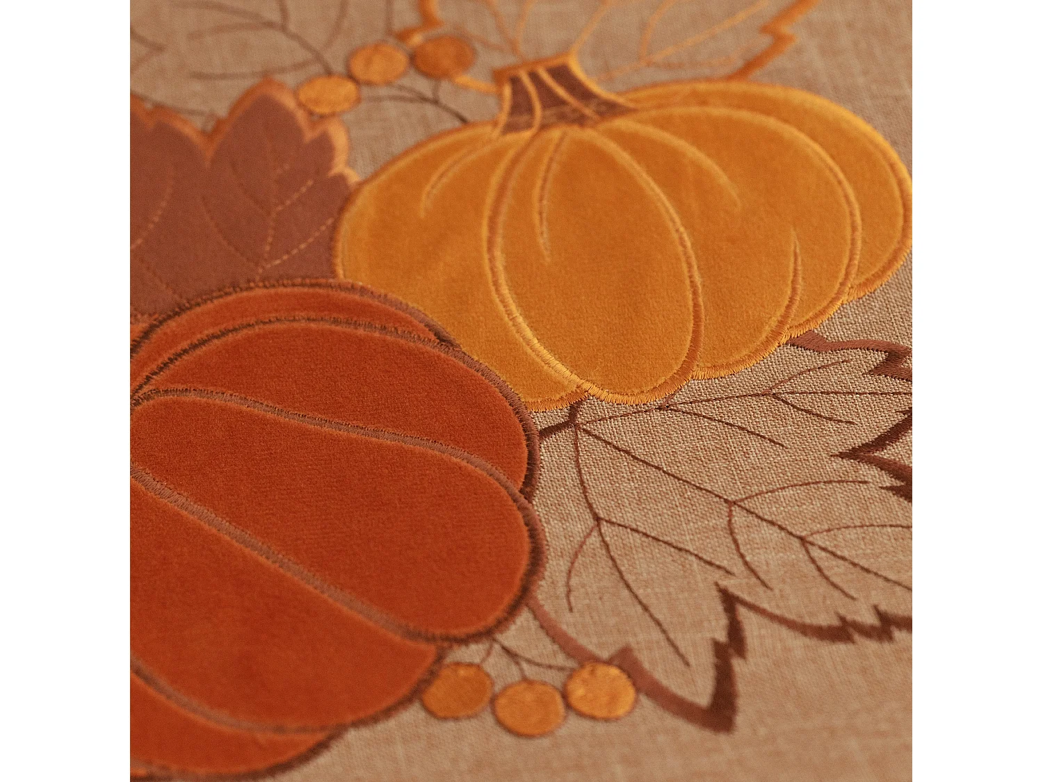 Tischtuch Pumpkin Latte 130x174 mittleres Beige