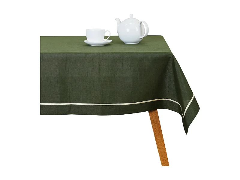 Tischtuch Tideno dunkelgrün 130 x 180