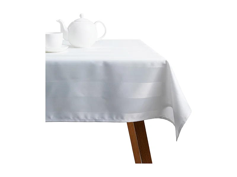 Tischtuch Delsie mittelweiß 150 x 220