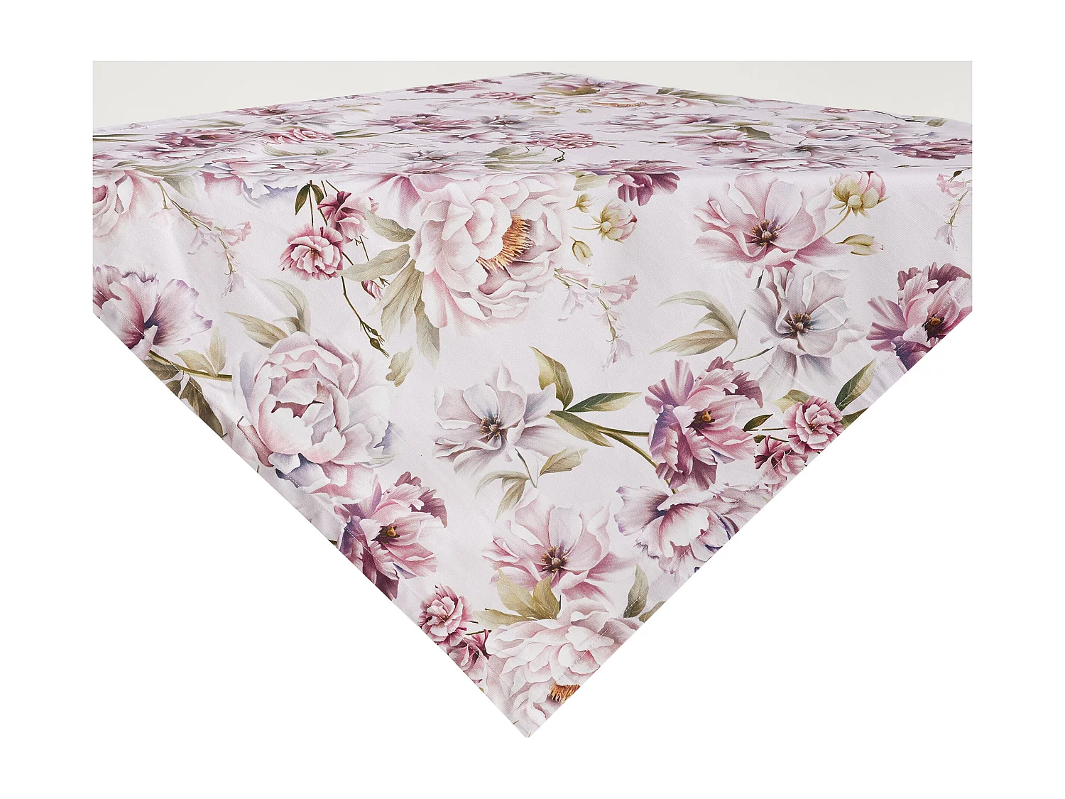 Kleines Tischtuch Aurelis Mittelrosa 80x80