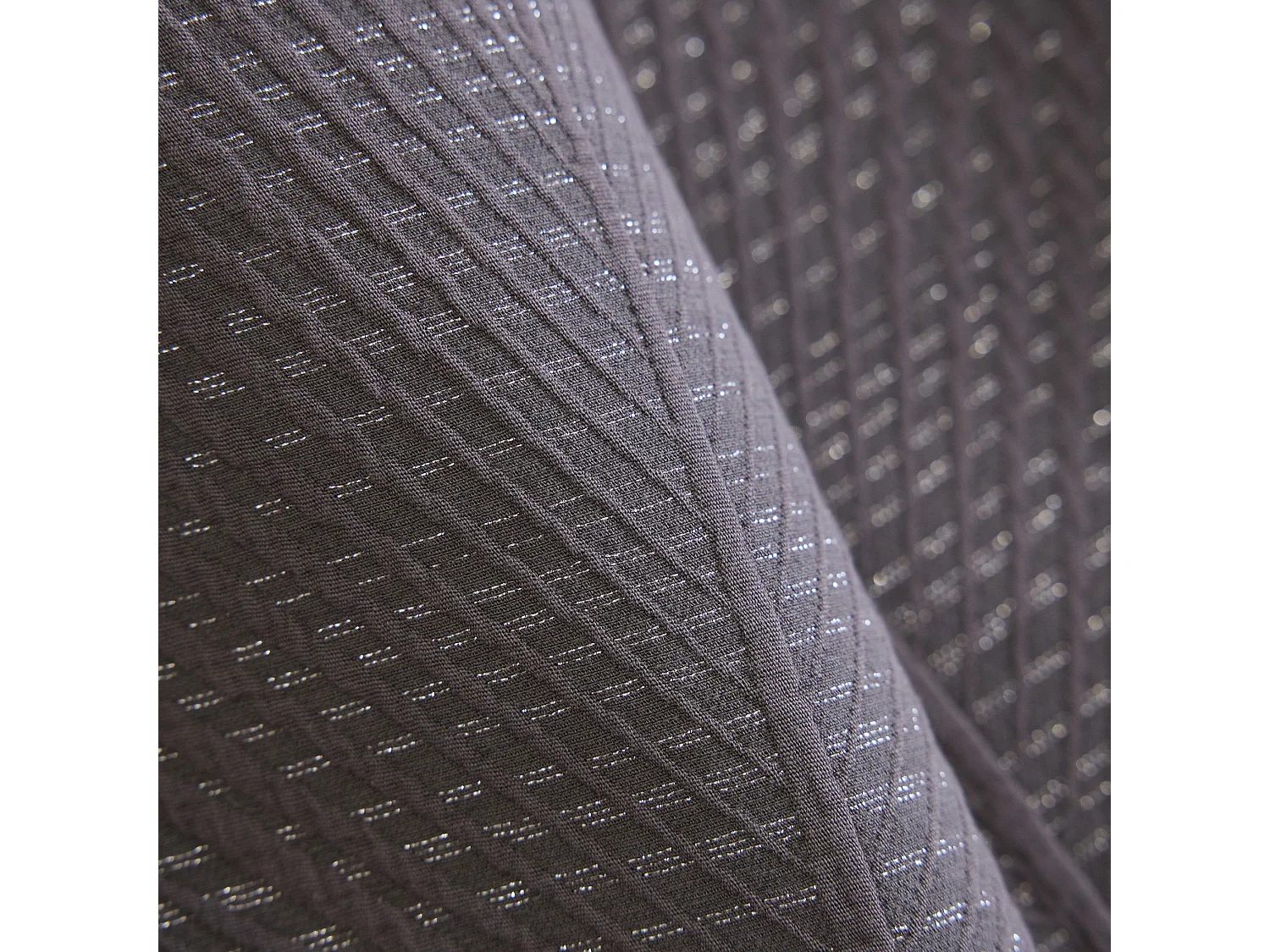 Jaquard-Tischdecke Mileja dunkelgrau 130 x 180