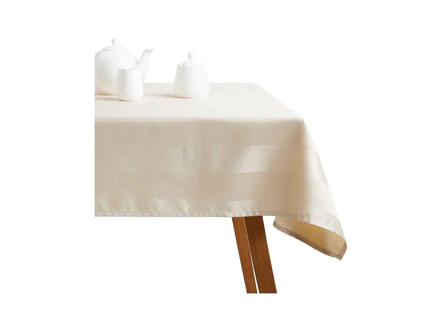 Tischtuch Delsie mittleres Beige 150x220