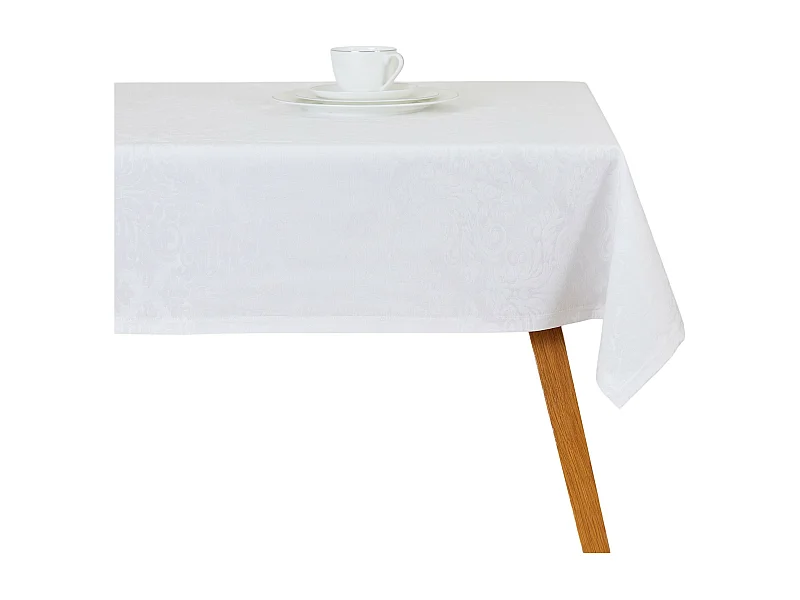 Tischtuch Cotini mittelweiß 130 x 180