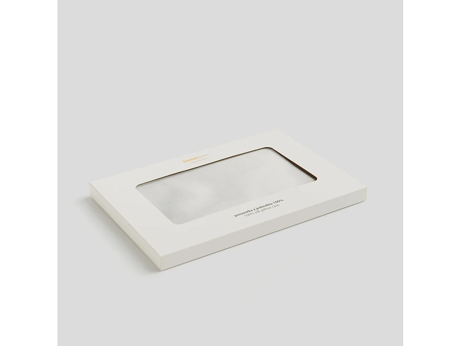 Seidenkissenbezug Silcossy Hellgrau 50x60