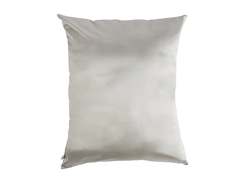 Seidenkissenbezug Silcossy Hellgrau 50x60