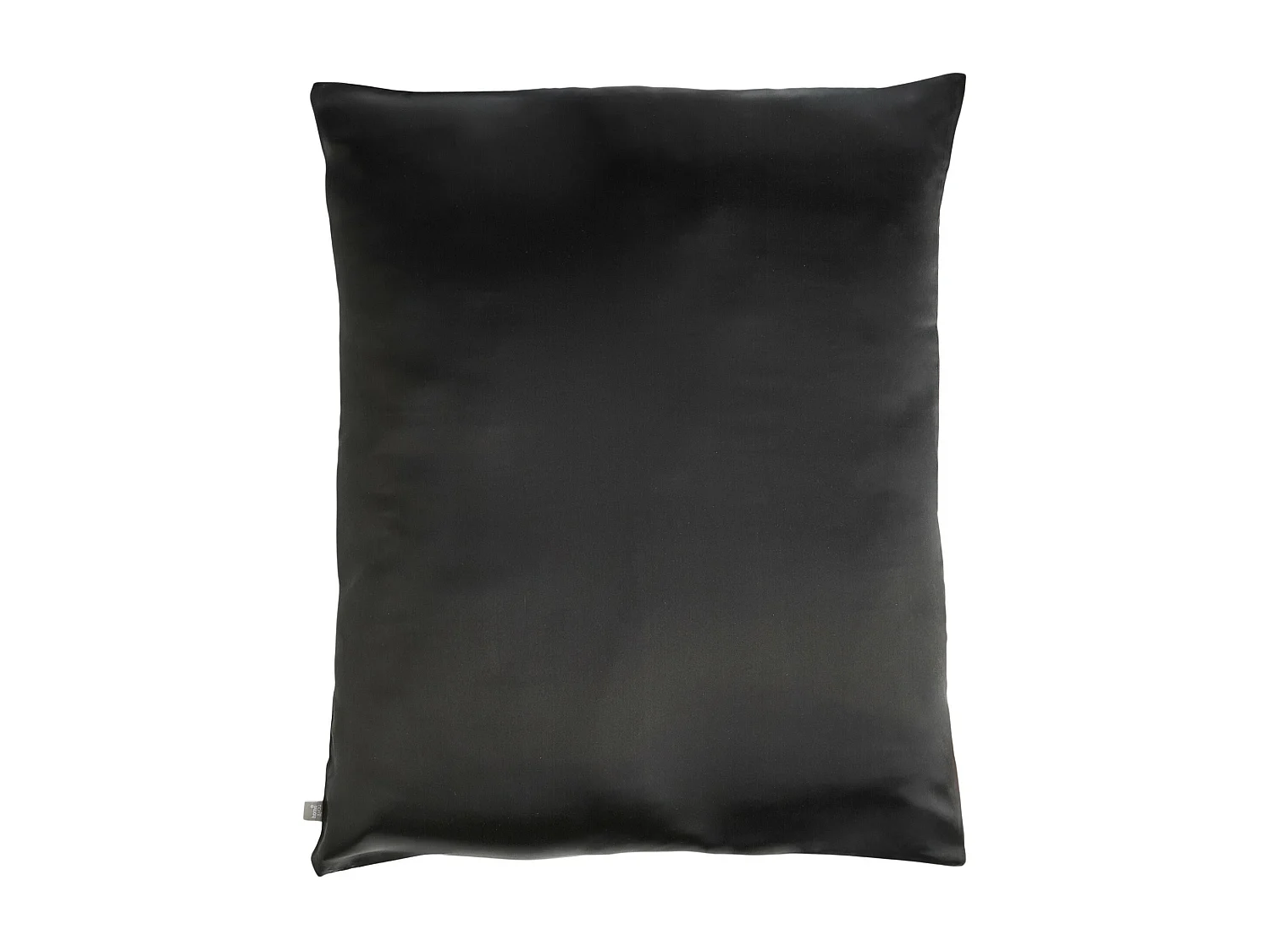 Seidenkissenbezug Silcossy mittelschwarz 50x60