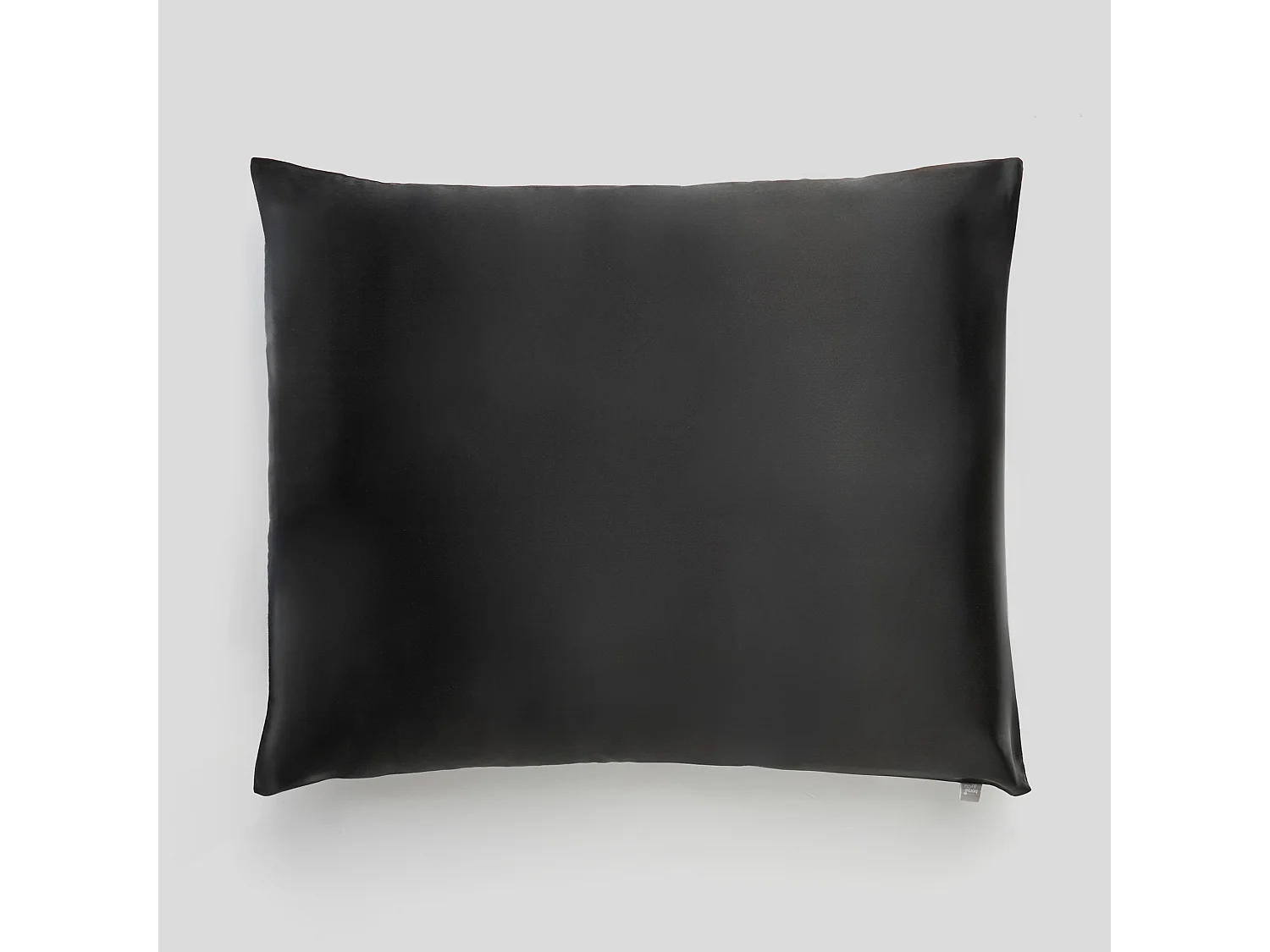 Seidenkissenbezug Silcossy mittelschwarz 50x60
