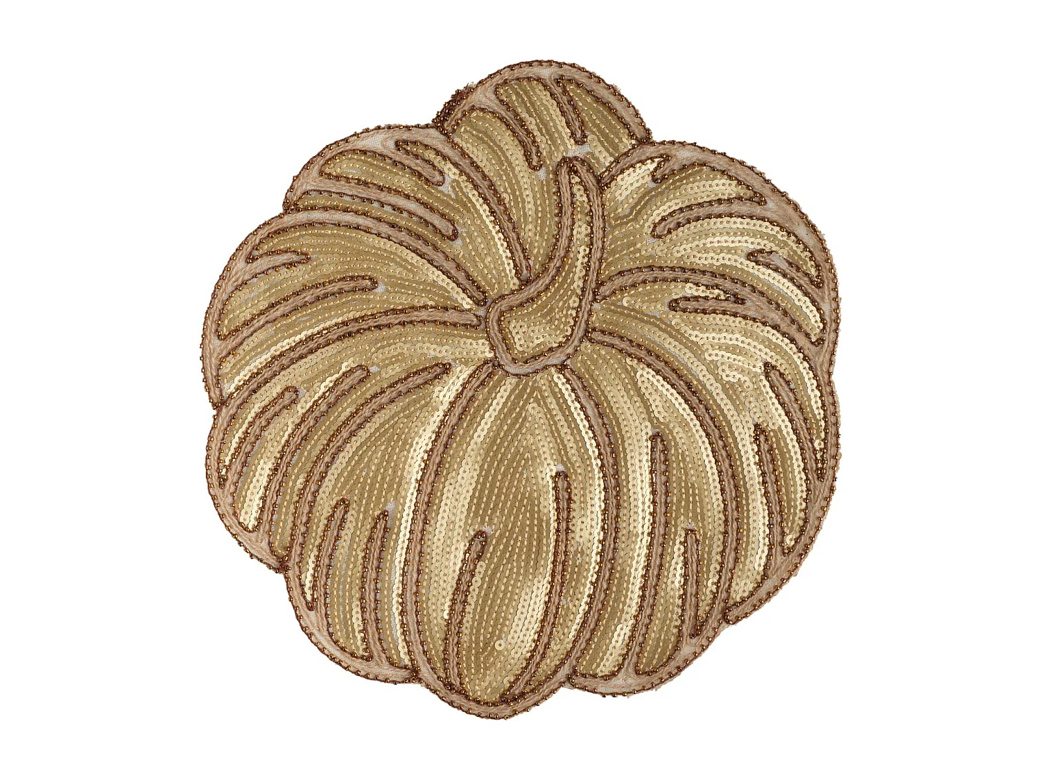 Deckchen Pumpkino mittleres Gold 30