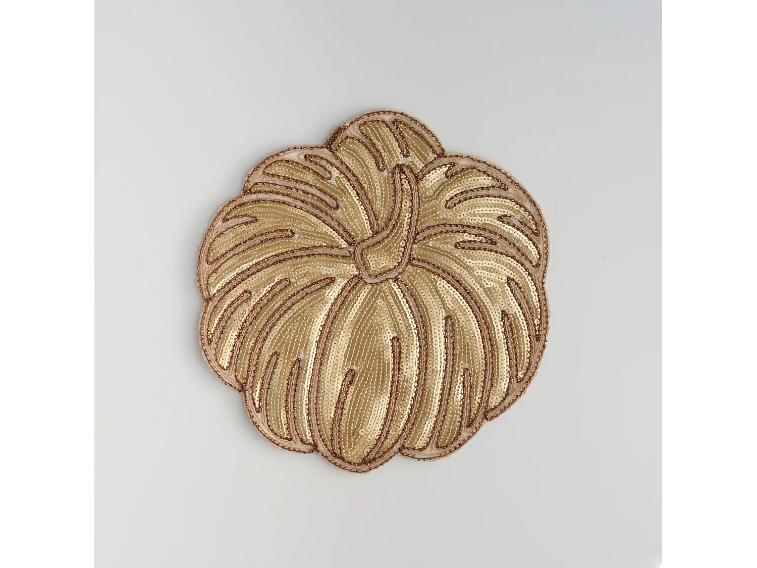 Deckchen Pumpkino mittleres Gold 30