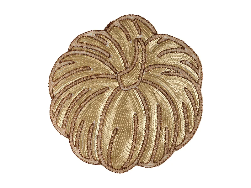 Deckchen Pumpkino mittleres Gold 30