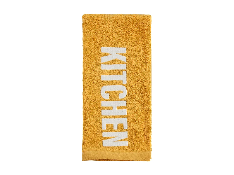 Küchenhandtuch Kitchen dunkelgelb 40x60