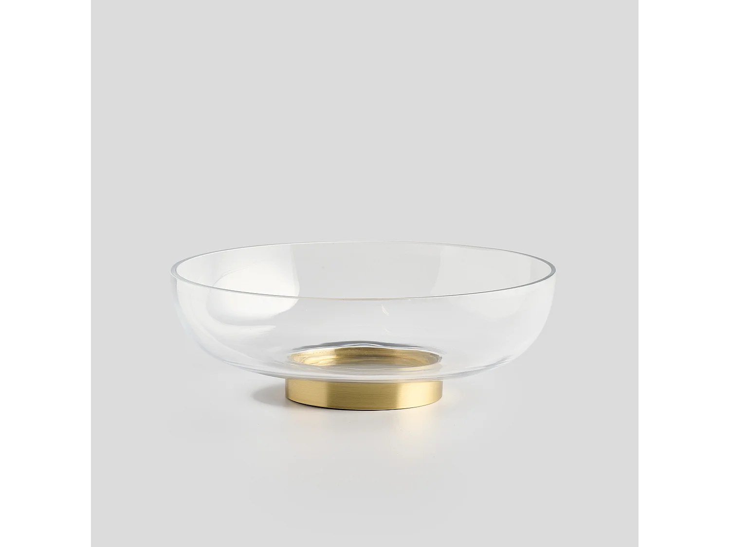 Dekorative Platte Finn mittel transparent 10 x 30