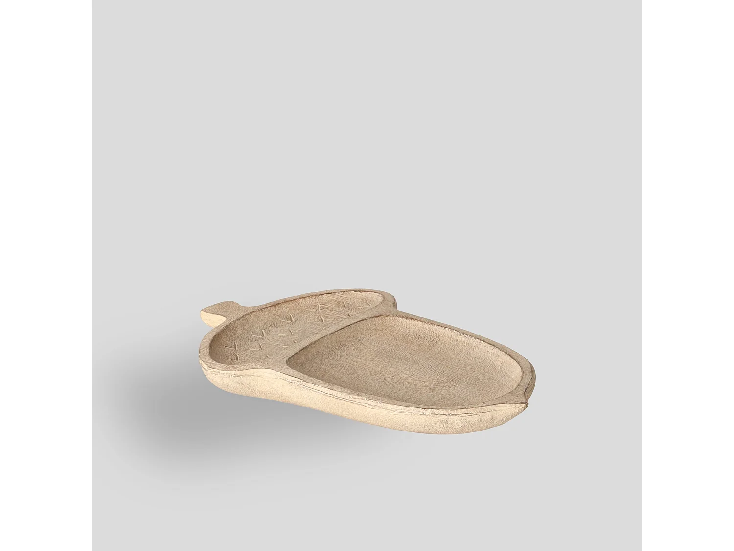 Dekorative Platte Bolos mittleres Beige 2.5 x 16.5 x 25