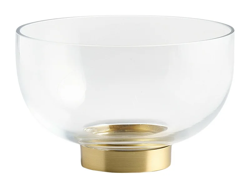 Dekorative Schale Finn mittel transparent 10 x 20