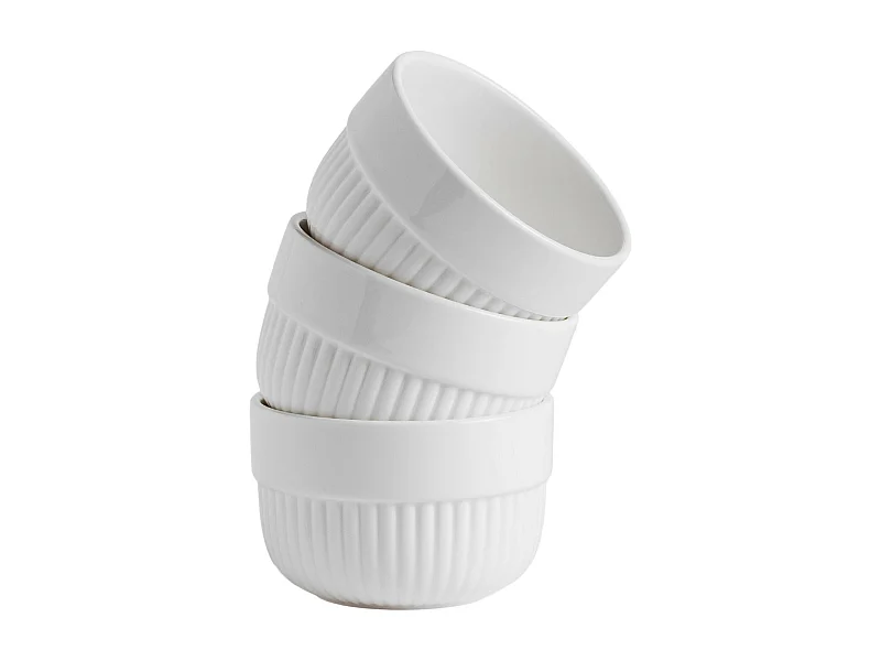 Servierschalen-Set Sandino mittelweiß 16 x 8.5