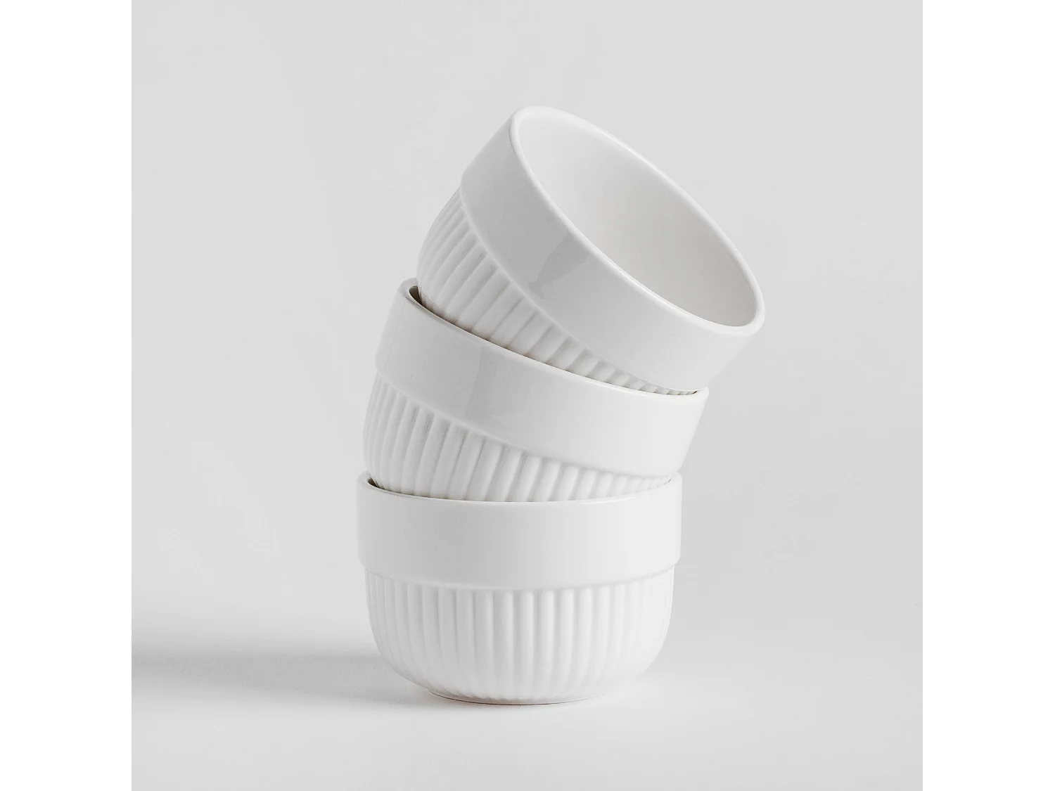 Servierschalen-Set Sandino mittelweiß 16 x 8.5