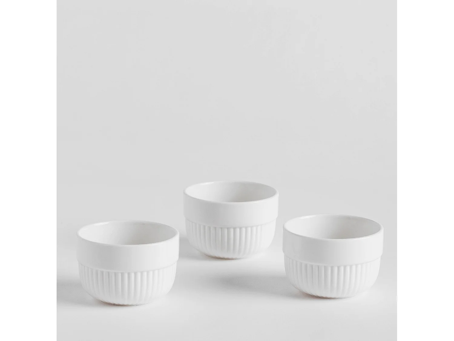 Servierschalen-Set Sandino mittelweiß 16 x 8.5