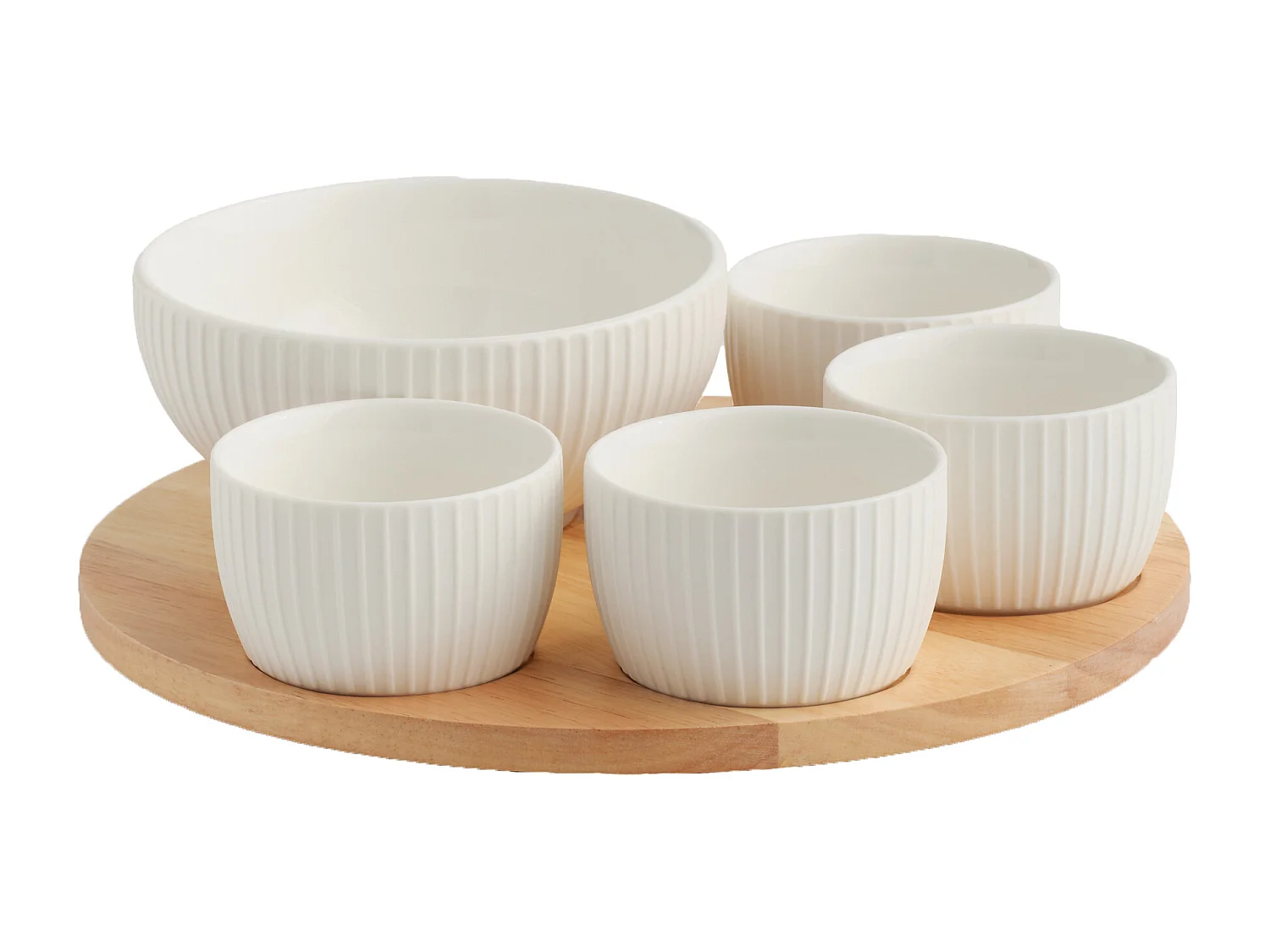 Servierteller Linioso Big Mittelweiß 8.8 x 28