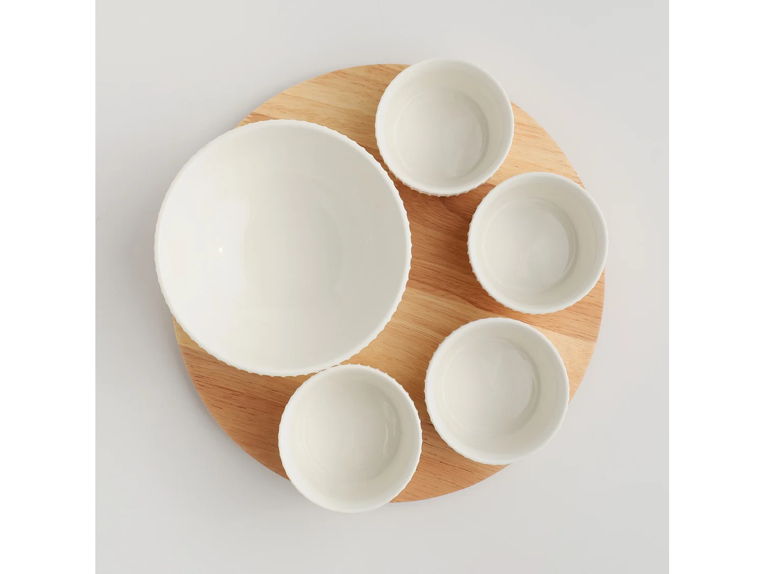 Servierteller Linioso Big Mittelweiß 8.8 x 28