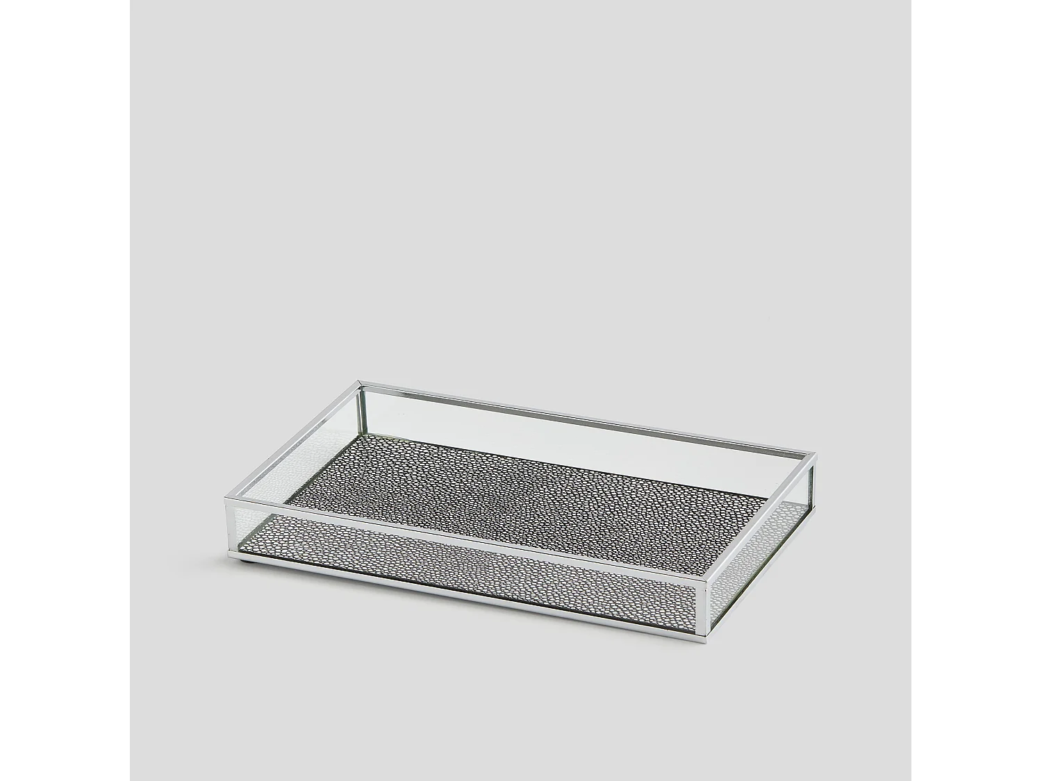 Tablett Hest Mittelsilber 3 x 24 x 14