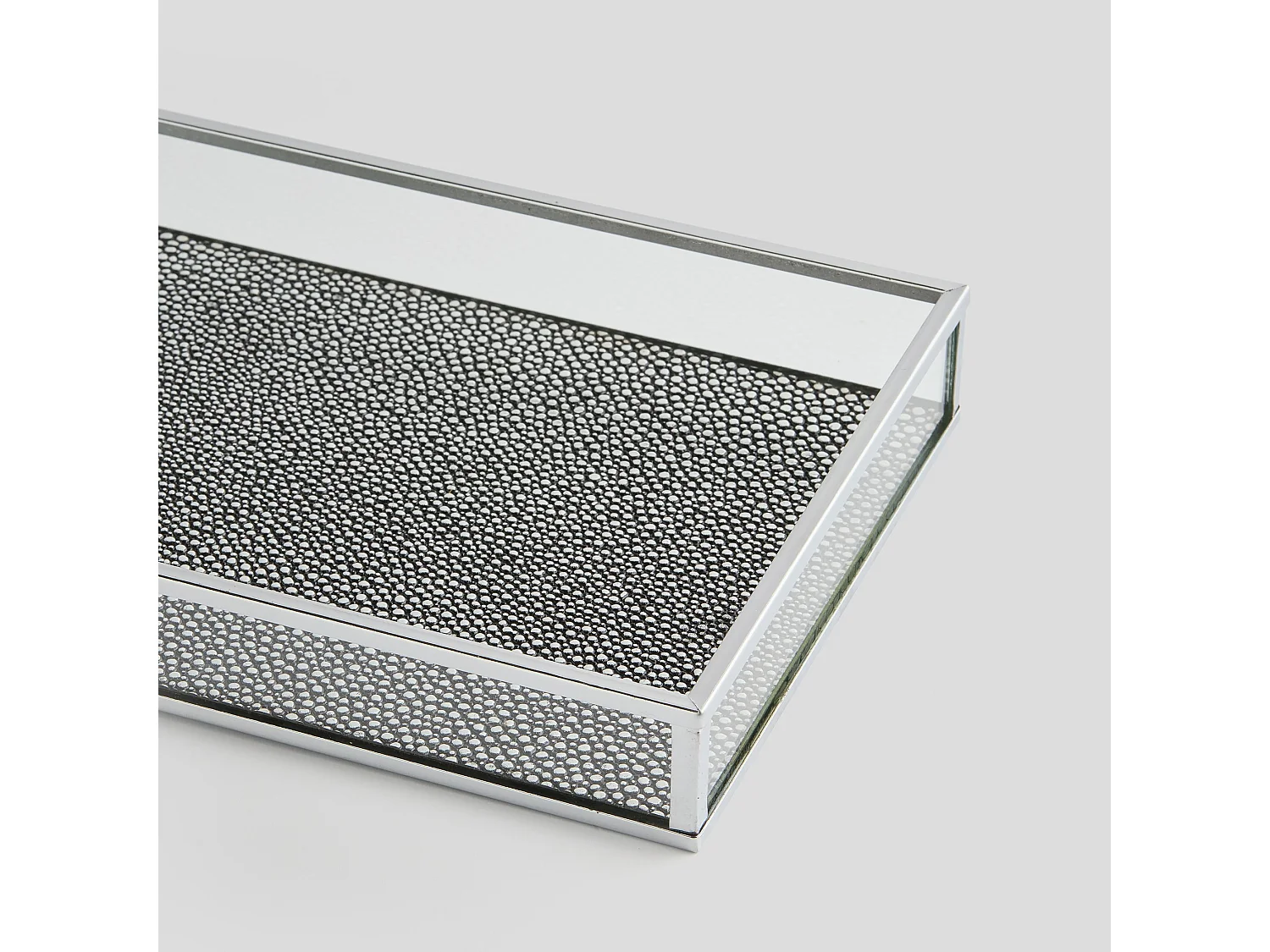 Tablett Hest Mittelsilber 3 x 24 x 14