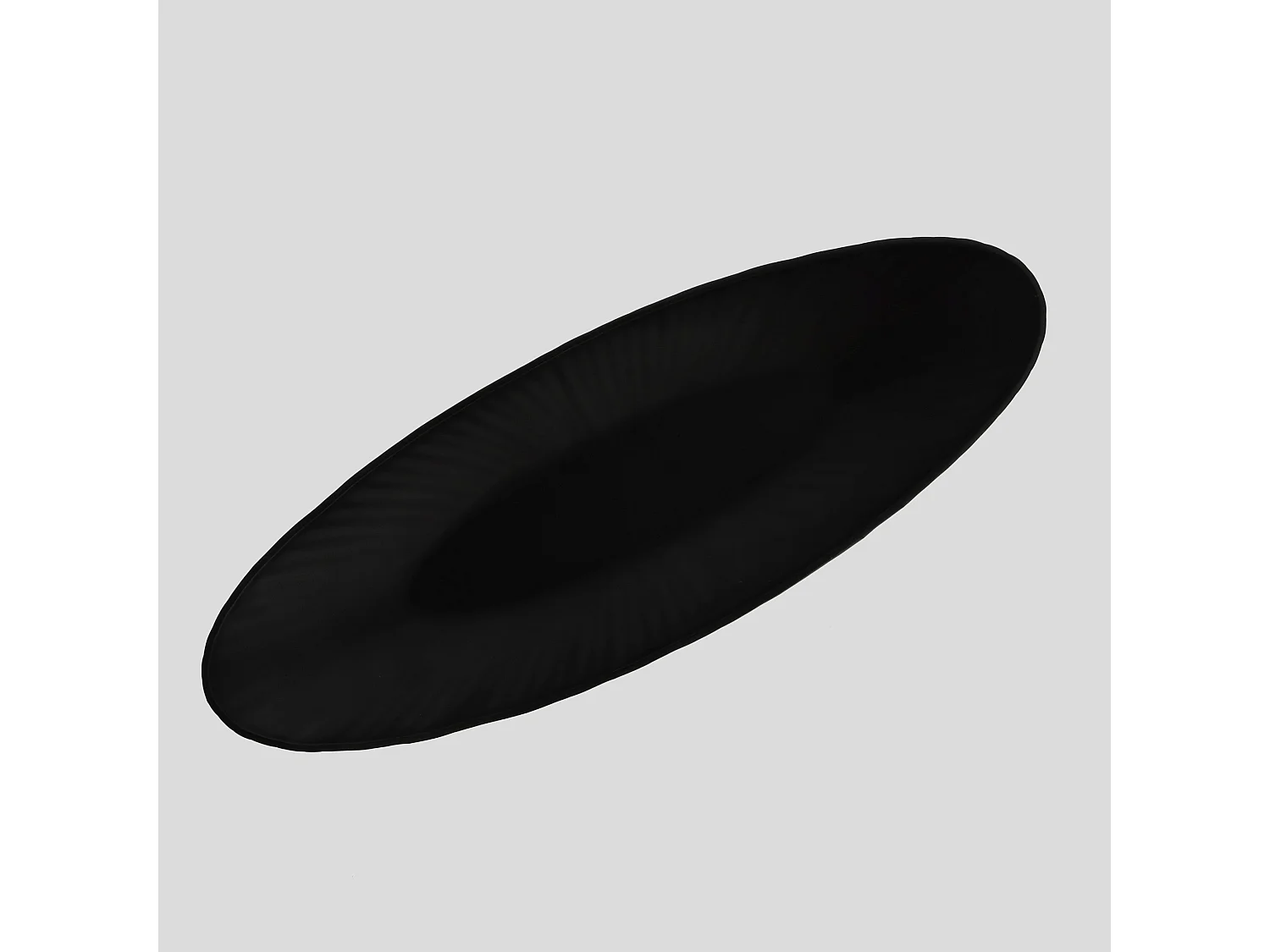 Plateau Décoratif Veer Noir Moyen 6 x 14.5 x 42