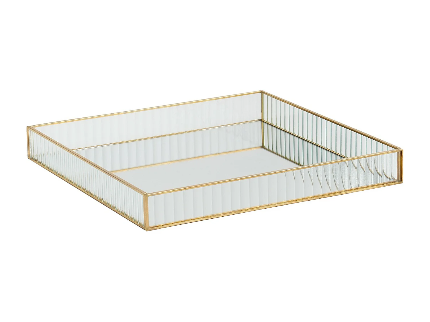 Tablett Blisse mittleres Gold 4 x 33 x 33