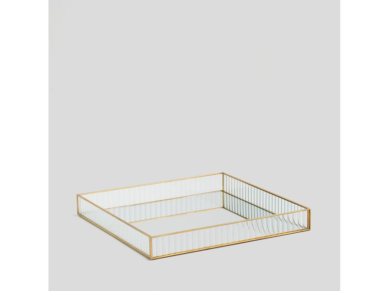 Tablett Blisse mittleres Gold 4 x 33 x 33