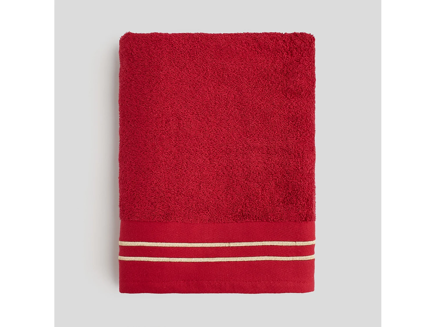 Badetuch Aristo Dunkelrot 70 x 130