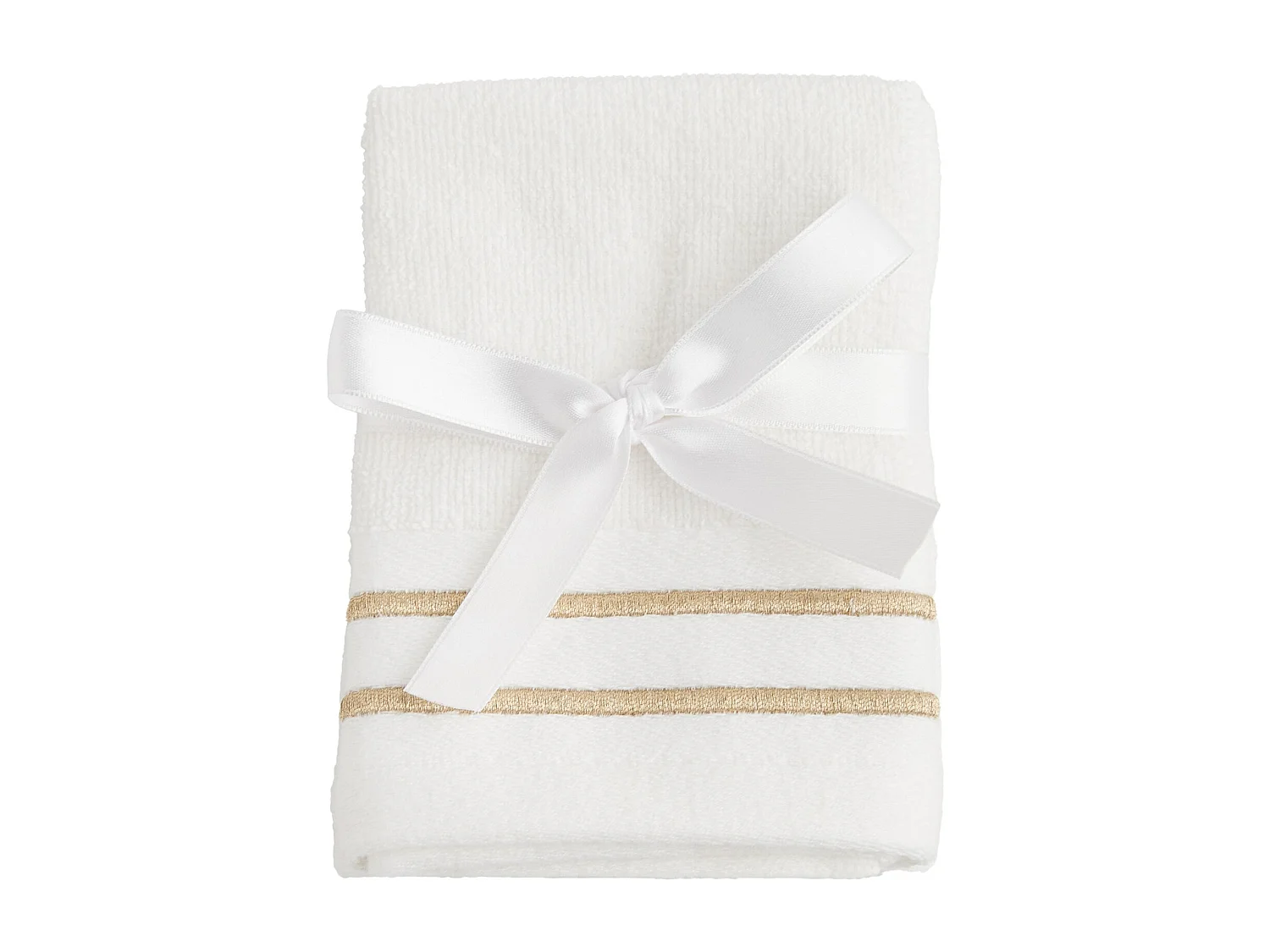 Badetuch-Set Aristo mittelweiß 30x30cm