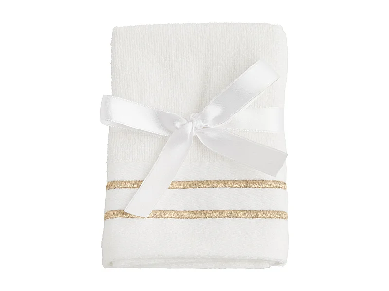 Badetuch-Set Aristo mittelweiß 30x30cm