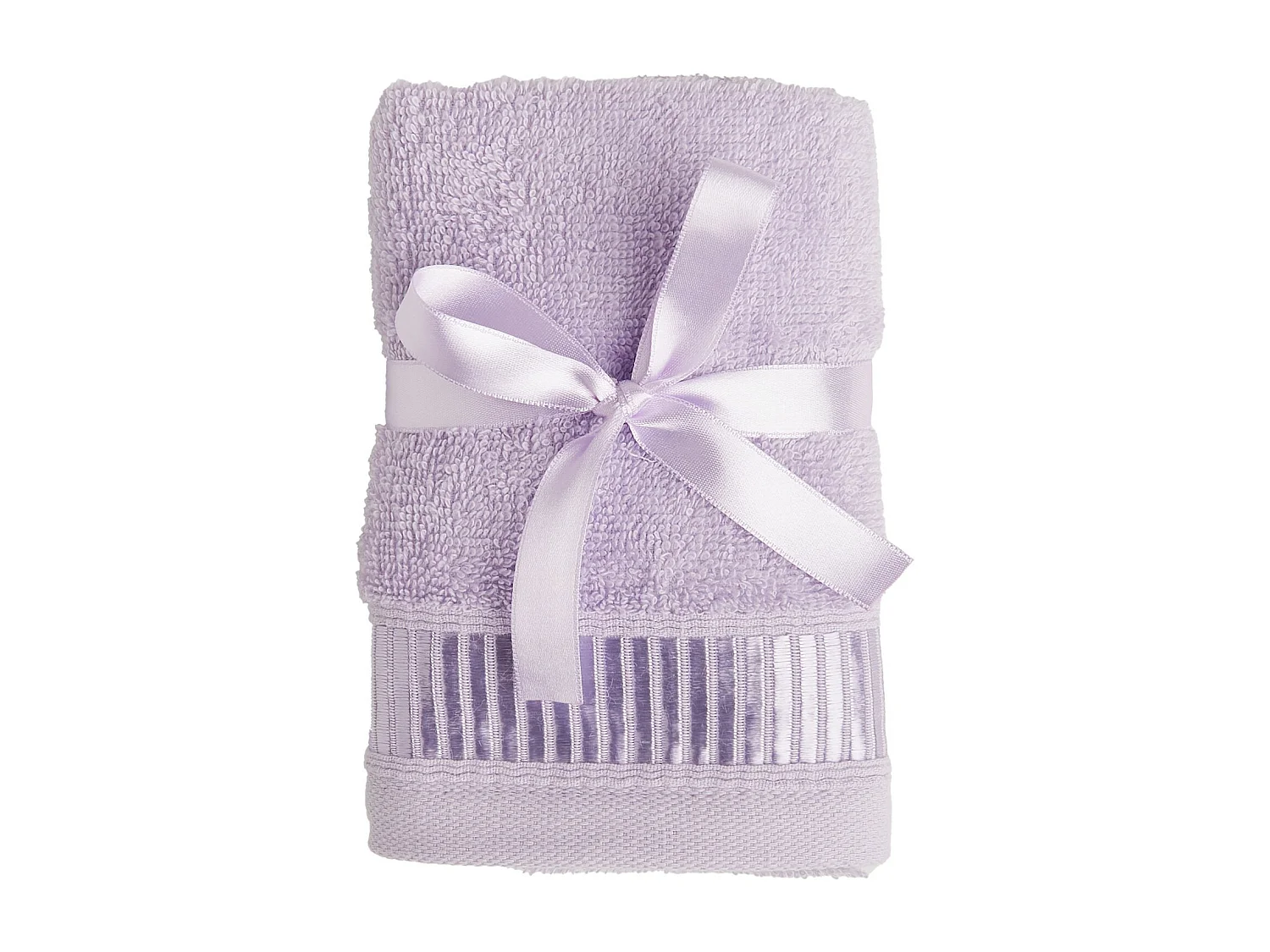 Badetuch-Set Alicanty hellviolett 30x50 cm