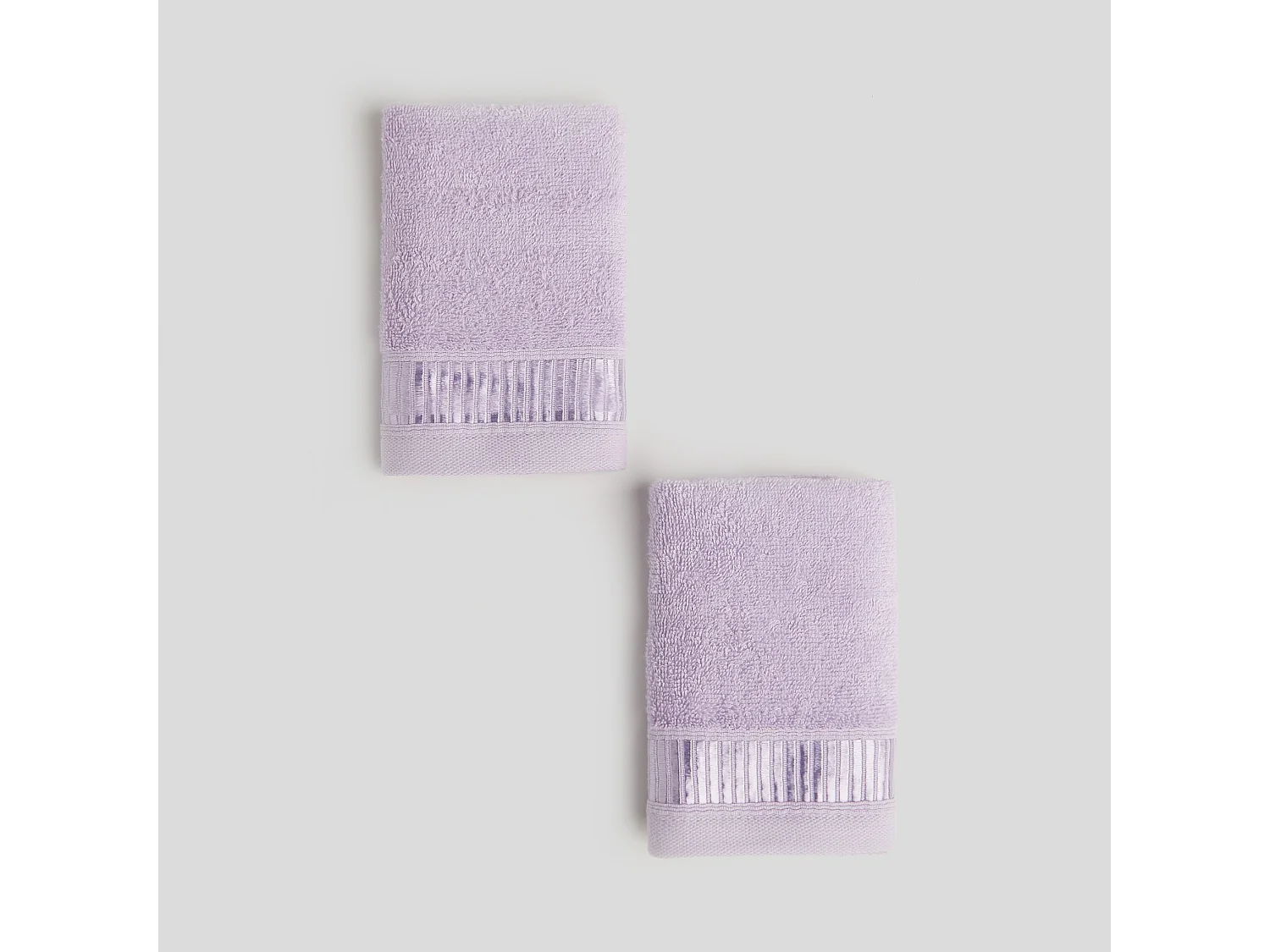 Badetuch-Set Alicanty hellviolett 30x50 cm