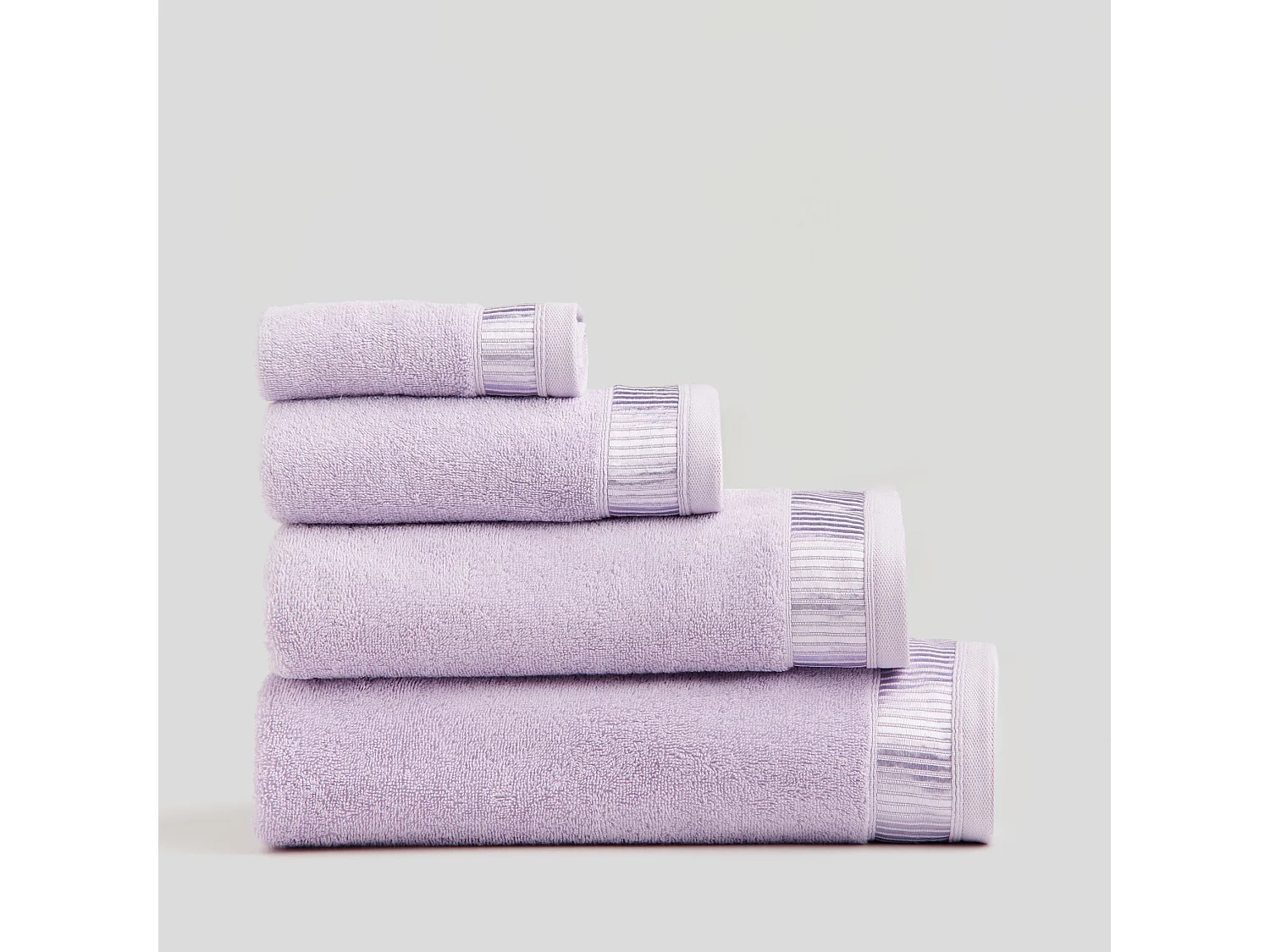 Badetuch Alicanty Hellviolett 50 x 90