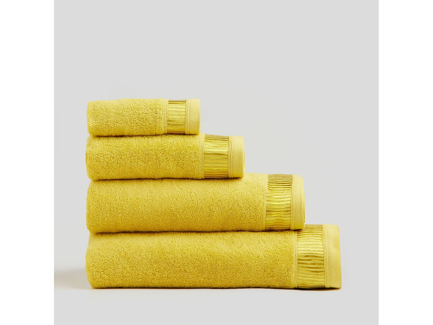 Badetuch-Set Alicanty mittelgrün 30x50 cm