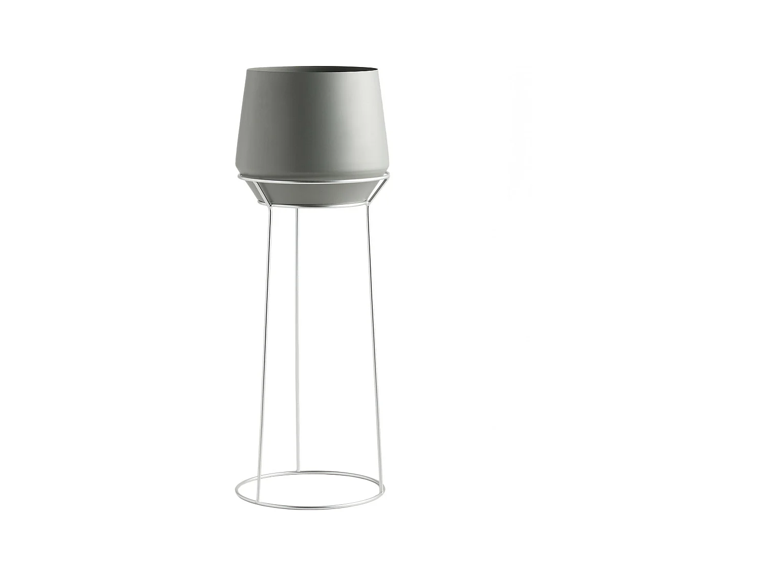 Cache pot Slownes gris moyen 70 x 25