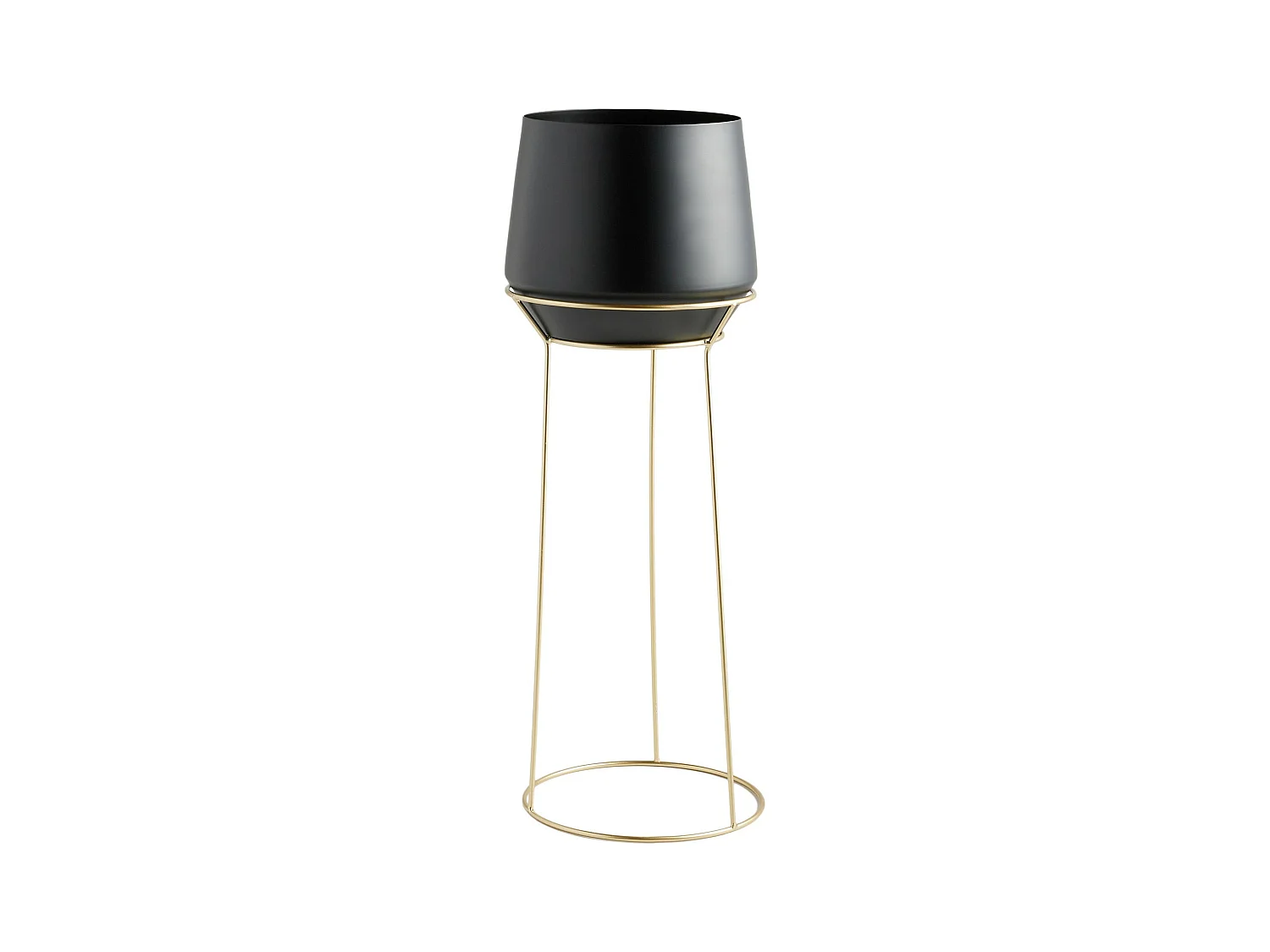 Cache pot Slownes noir moyen 70 x 25