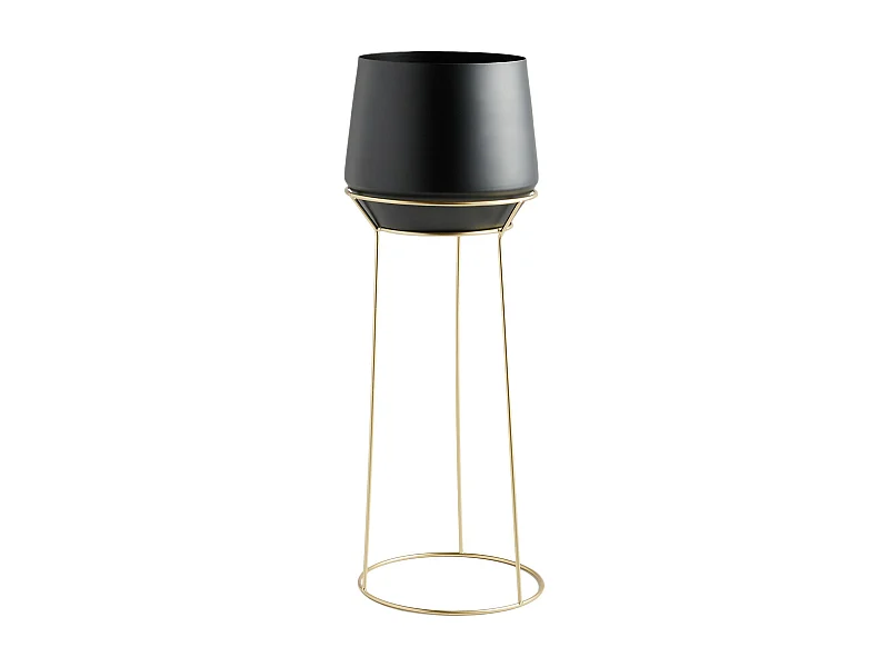 Cache pot Slownes noir moyen 70 x 25